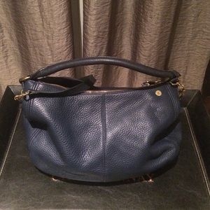 Navy Jcrew Hobo bag.