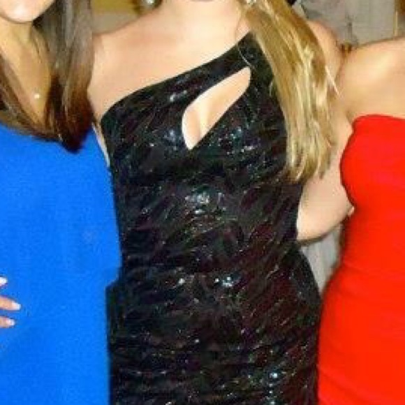 Black Sequin Dress - Picture 1 of 3