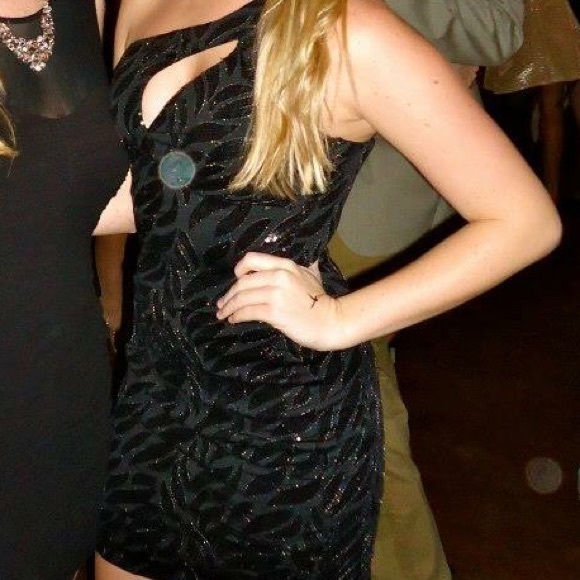 Black Sequin Dress - Picture 3 of 3
