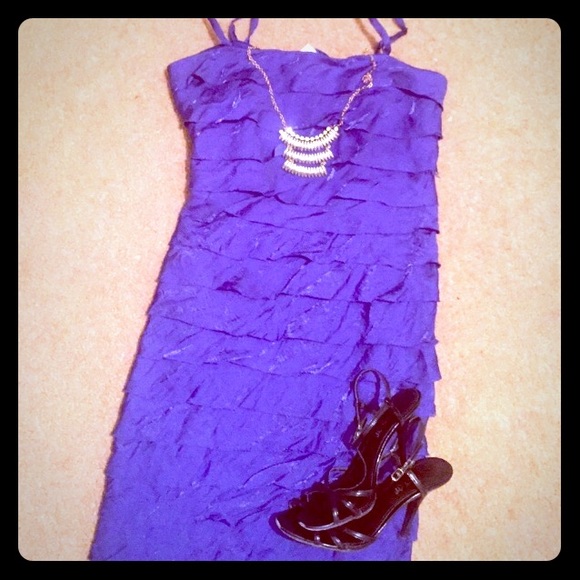 NWT Royal blue party dress - Picture 1 of 3
