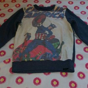 Captain America crewneck
