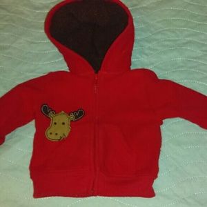 Nb hoodie fuzzy fleece inside