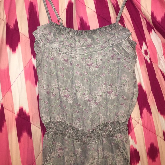 Flower Pattern Jumpsuit/Romper - Picture 2 of 4
