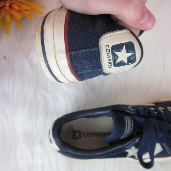 SOLD Blue suede converse - Picture 2 of 4