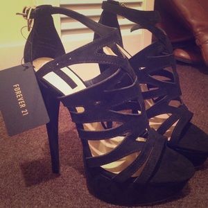 Black high heels