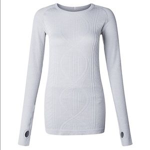 Lululemon rest less pullover white size 8