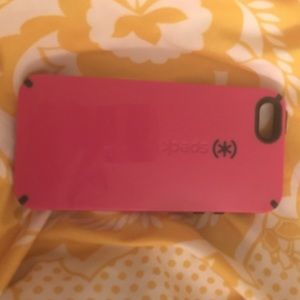 Speck iPhone 5s pink and black case