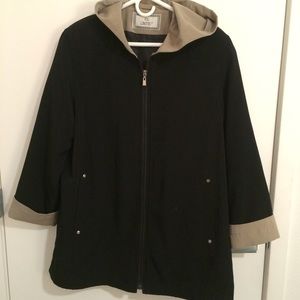 F.S. Limited black/tan jacket with hood