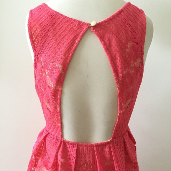 Free People Pink Lace Dress - Picture 2 of 3