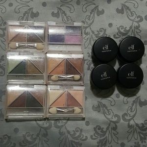 Lot of ELF shadows and pigments
