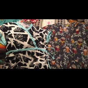 Women's scrub tops