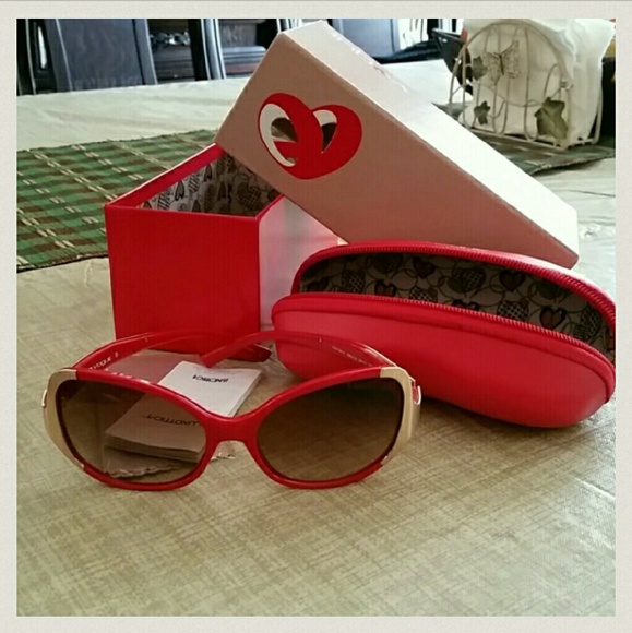 Botkier for Vogue red sunglasses