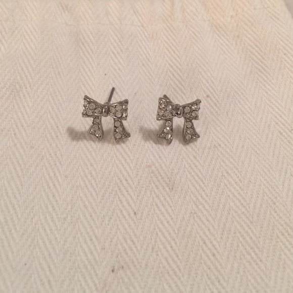 Anthropologie bow earrings