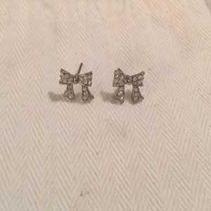 Anthropologie bow earrings