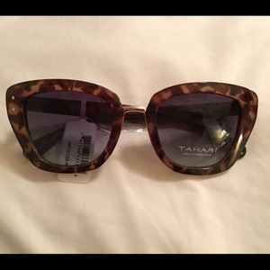 SOLD | TAHARI Sunglasses in Tortoise TH615