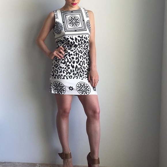 Leopard Print Shift Dress