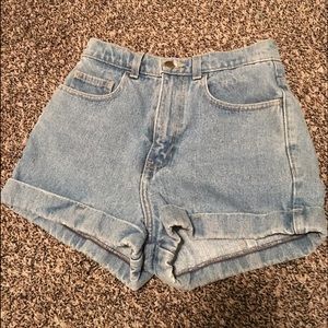 American Apparel high waisted shorts