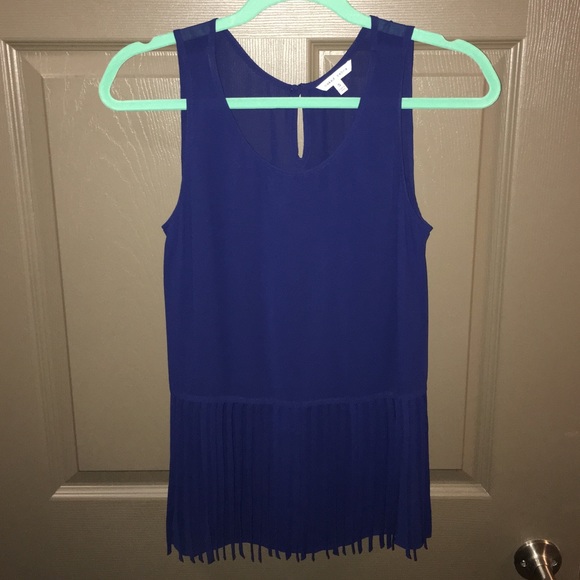 Blue tank top