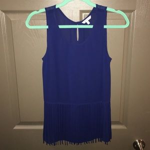 Blue tank top