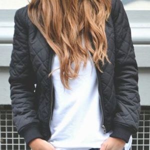 🎉HOST PICK🎉 Zara Trendy Quilted Bomber Jacket 💣