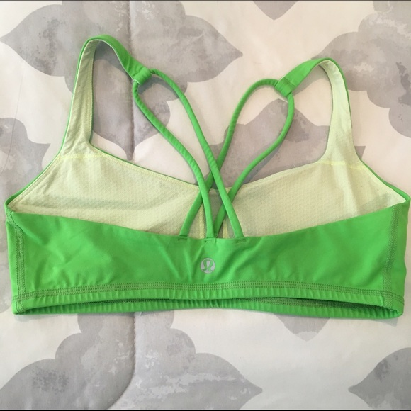 Sz 8 Lululemon free to be bra sz 8 green