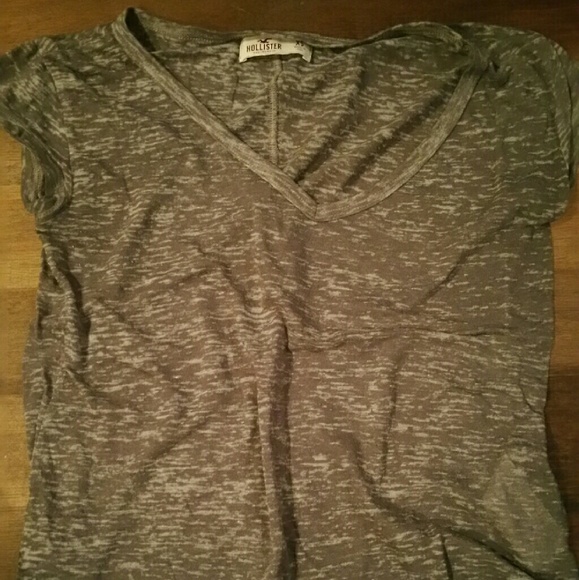 Heather grey v neck