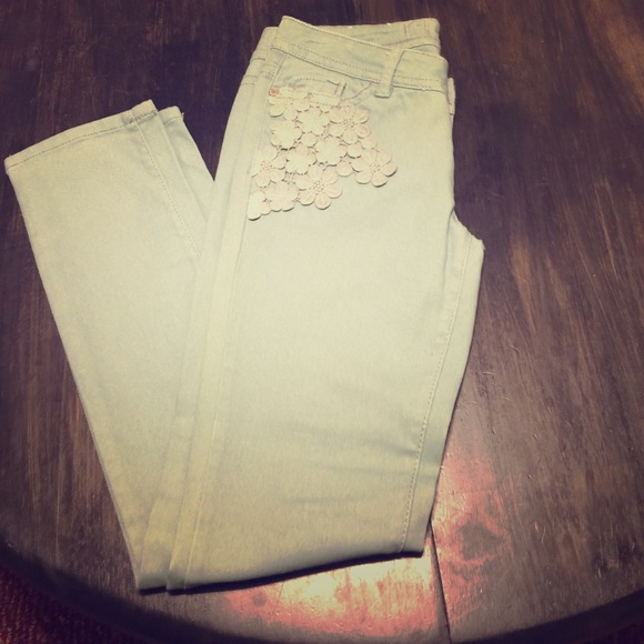 •rue•21•skinny•jeans•w/•detail•size•1/2•regular•