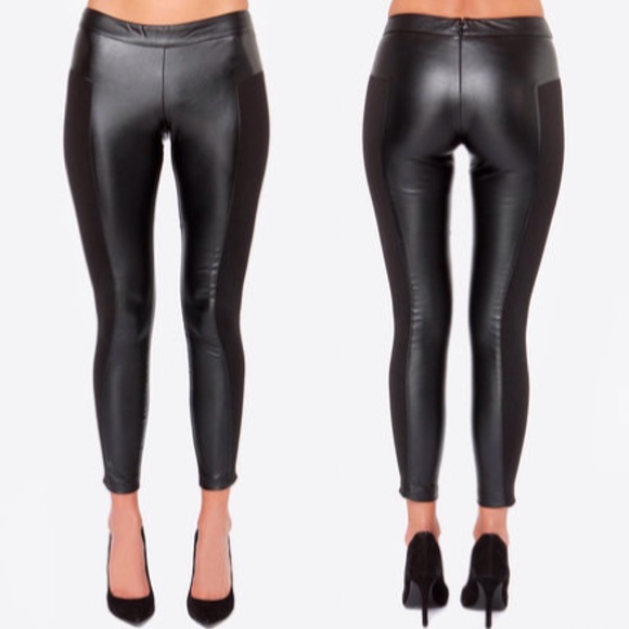 Jack by BB Dakota Pants - Jack Faux Leather leggings