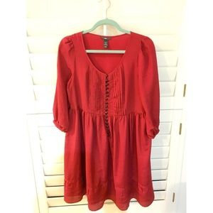 💃🏼Red Long Sleeved Fairytale Dress💃🏼