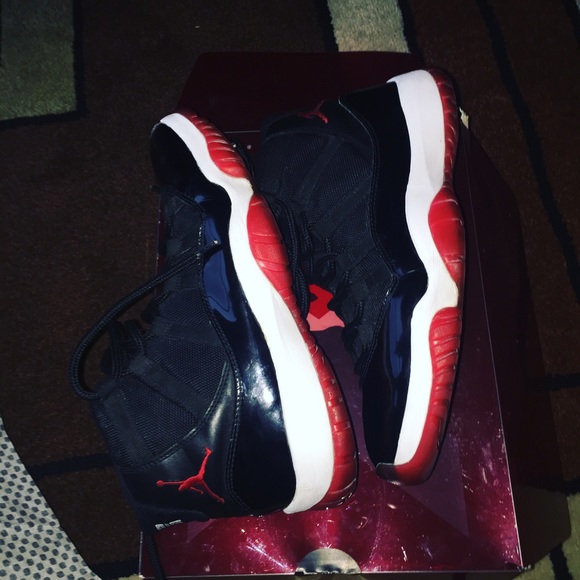 Size 10 - Retro Air Jordan 11 Bred - Gem Jordan 11 \