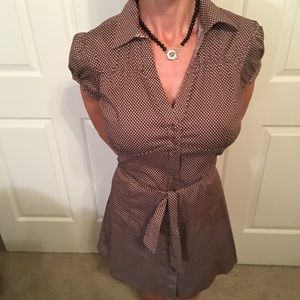 Pinup button up dress.
