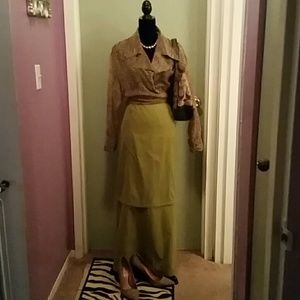 Skirt, Maxi with Zip Off Bottom