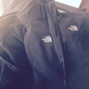 Northface jacket with zip in fleec