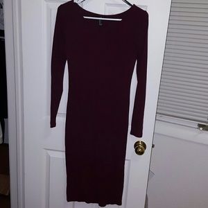 Sold***reserved*** do not buy Ribbed Midi Burgundy