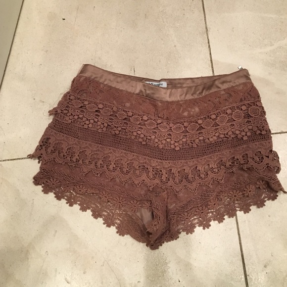 Crochet shorts