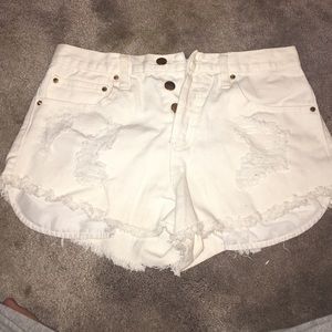 High waisted shorts