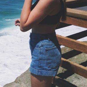 American Apparel Denim Shorts