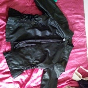 Leather Jacket Plus size
