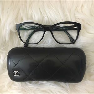 Authentic Chanel black 54016 glasses