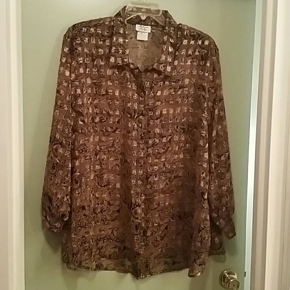 Blouse, Sheer Fabric