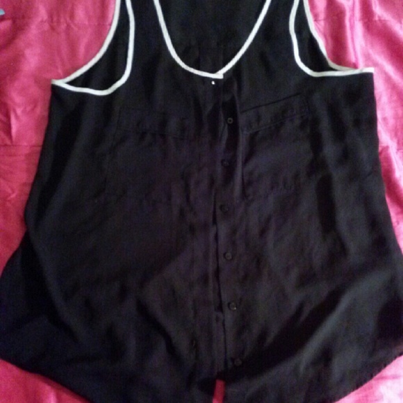 Black Sheer Dress shirt