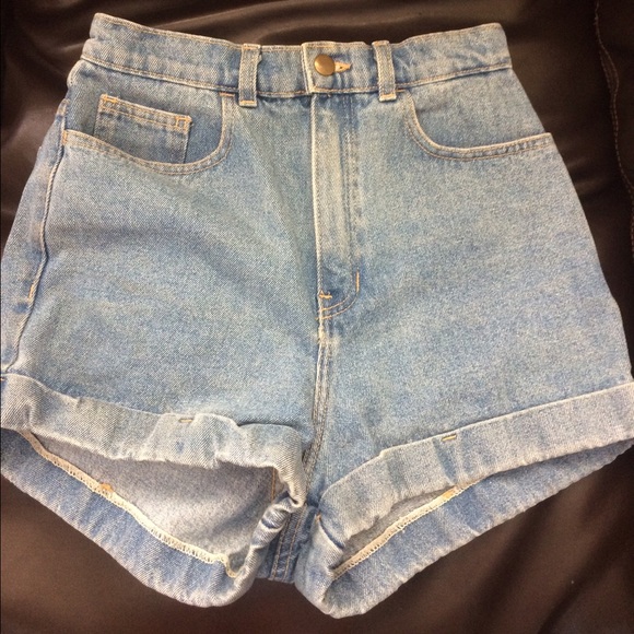 American Apparel jean shorts