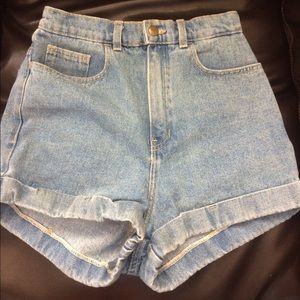 American Apparel jean shorts