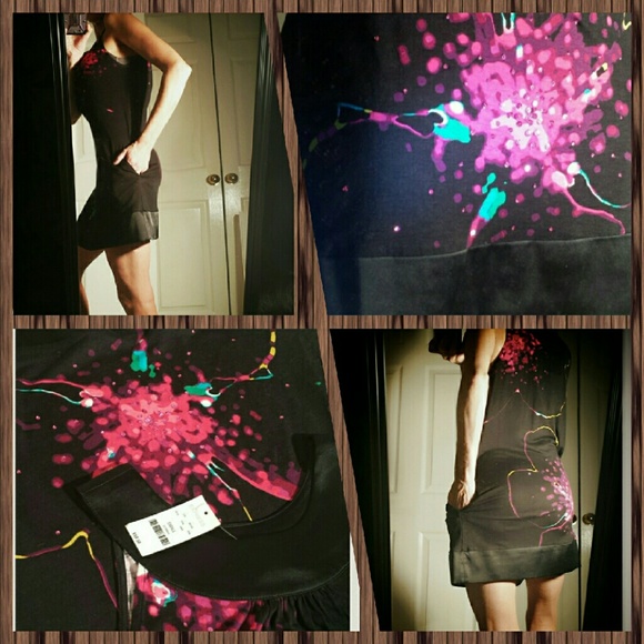 Express Dress / Shift Dress / Sequin Accent - Picture 2 of 2