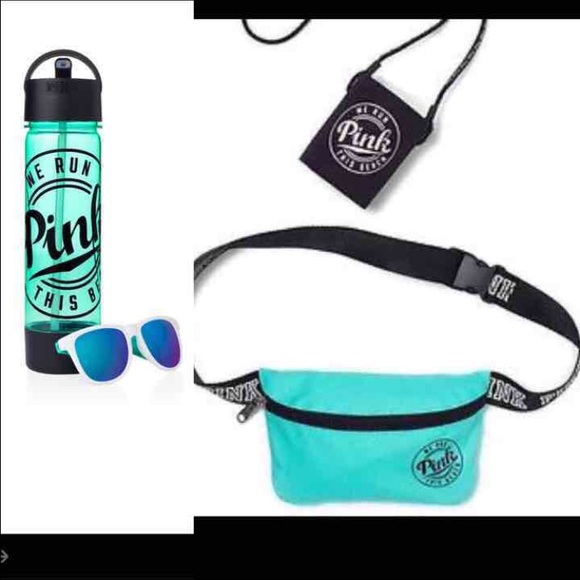 VS PINK CAMPUS WATER BOTTLE FANNY BUNDLE