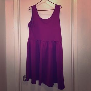 Magenta Skater /A-line dress plus size