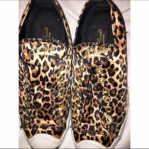 Converse Jack Purcell cheetah print shoes!