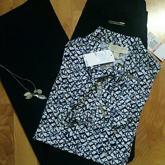 *MICHAEL KORS BUNDLE* NWT Dress pants/blouse 2 & S