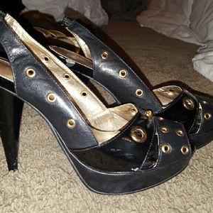 French Connection black heels