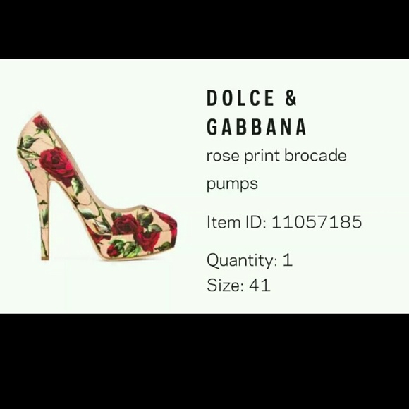 Dolce & Gabbana Rose Pumps
